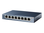 TP-Link TL-SG108 8-port Metal Gigabit Switch - switch - 8 ports - unmanaged