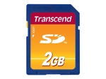 Transcend - flash memory card - 2 GB - SD