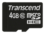 Transcend Premium - flash memory card - 4 GB - microSDHC