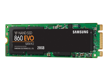 Stå sammen semester cilia Samsung 860 EVO MZ-N6E250BW - SSD - encrypted - 250 GB - internal - M.2  2280 - SATA 6Gb/s - buffer: 512 MB - 256-bit AES - TCG Opal Encryption 2.0